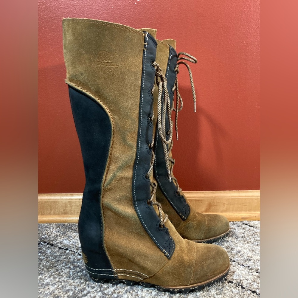 💙Sorel Cate The Great Tall Wedged Boots